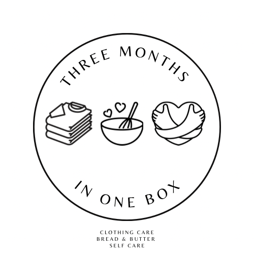 Homestead Ec | Three Months in One Box (Clothing Care, Bread & Butter, Self Care)