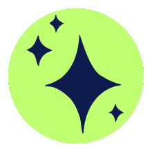 cleaning stars icon