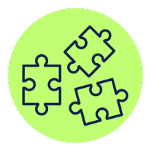 puzzle pieces icon